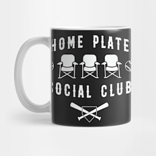 Home Plate  Social Club, Midday, Softball Mom, Softball Dad, Softball Game Day, Softball Grandma, Softball Family Mug